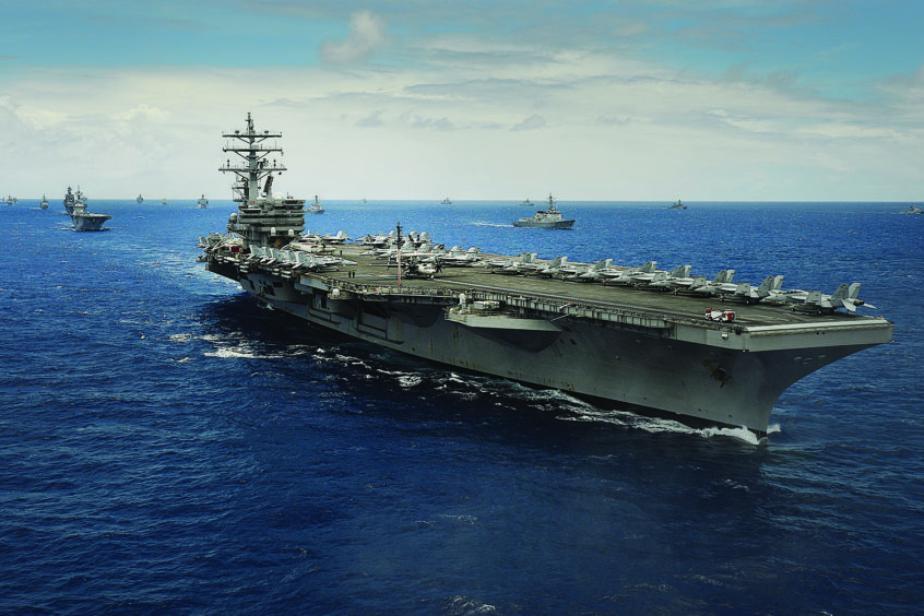 warship using rf technology